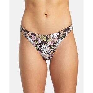 NWT RVCA Lemonade Medium Brown Bikini Bottoms Women’s Size S/8